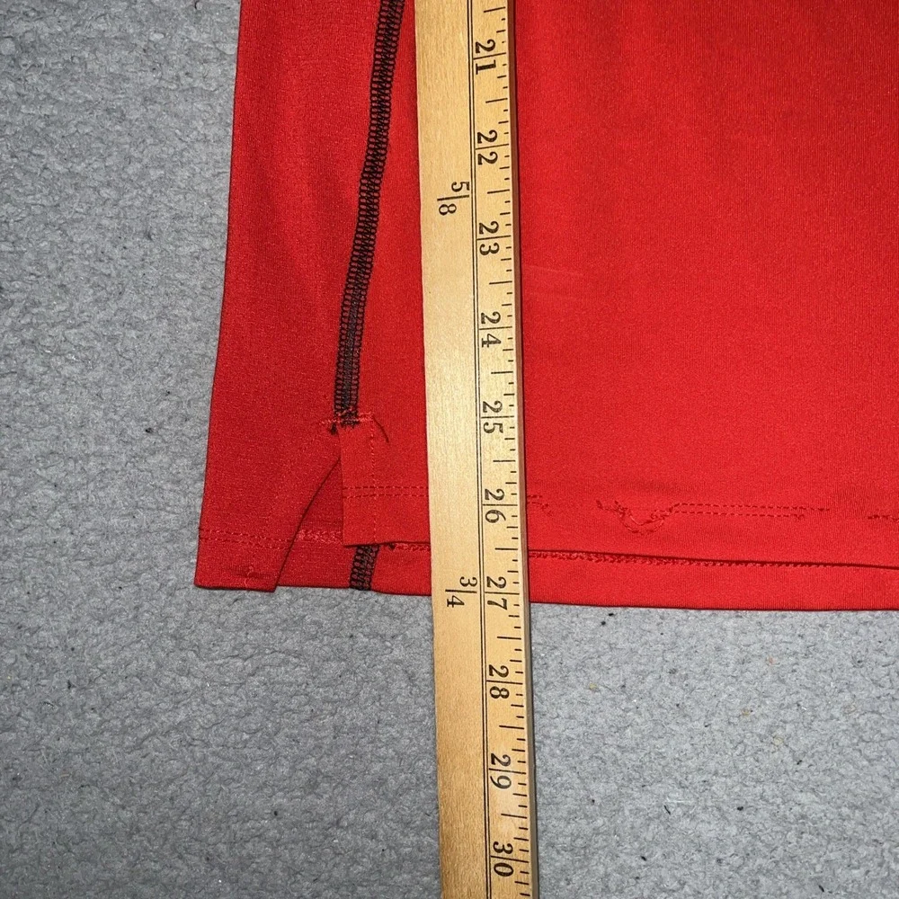 Nike Pro Shirt Men's Sz S Red Slim Fit Dri-Fit Athletic Training Top DD1992-657